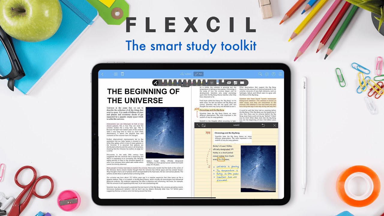 Flexcil Pdfビュアーとノートの絶妙なコンビネーション